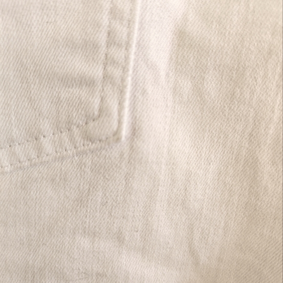 Gap white denim shortalls - Picture 2 of 3